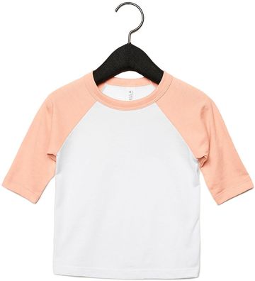 Bella + Canvas Toddler 3/4-Sleeve Baseball T-Shirt